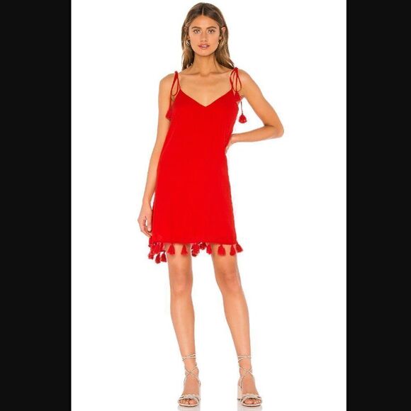 NWT Revolve x Show Me Your MuMu Throw And Go Tassel Mini Dress | Size XS - Picture 1 of 9